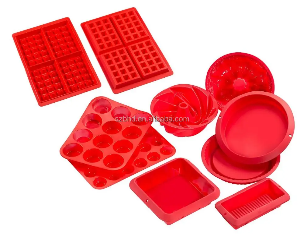 100% do Produto Comestível BPA Livre Silicone Pão Pan Pão Bolo Pizza Brinde Resistente Ao Calor De Silicone Antiaderente Fôrma Retangular