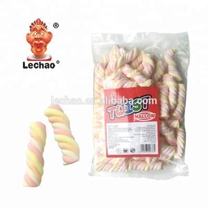ハラールツイストスティックカラーソフトマシュマロツイストマシュマロコットンキャンディスナックスイーツ - Product Image 6