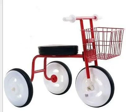 Factory price Simple Retro Children Tricycle Kids Tricycle balance wooden baby tricycle for sell