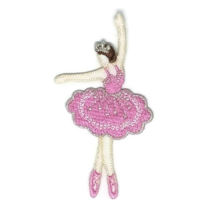 Güzel bale kız özel tasarım işlemeli rozet demir dikmek için yama nakış yamalar üzerinde giyim - Product Image 2