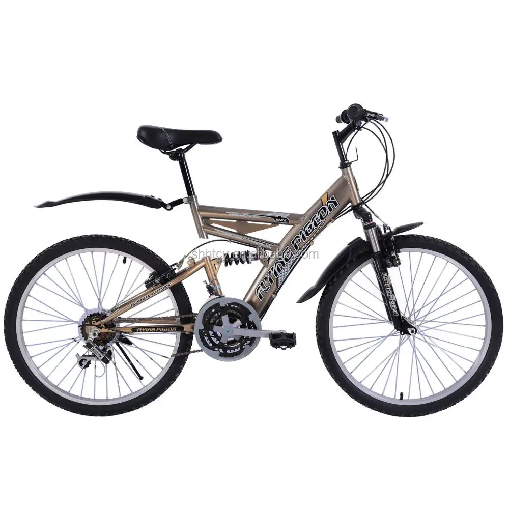 2015 neue modell goldenen suspension mountainbike 26"