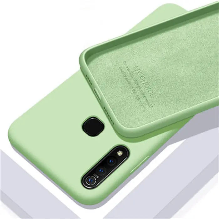 Silikon Cair Slim Pelindung Belakang Menutupi Case untuk Vivo Z1 Pro