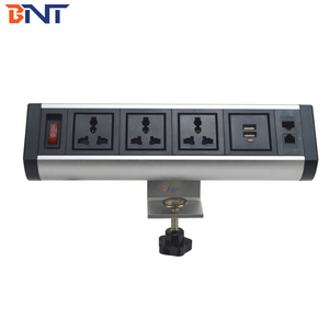 Hotel de oficina móvil construido en Puerto de cargador USB enchufe múltiple abrazadera en toma de corriente de mesa con Clip - Product Image 5