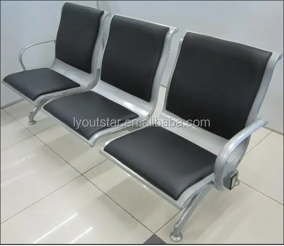 La sedia popolare della sala d'attesa dell'ufficio dell'ospedale pubblico dell'aeroporto ha anche usato le sedie d'attesa del cliente