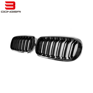 สำหรับ BMW X5 F15 X5M F85 X6 F16 X6M F86อัพเกรด ABS Double Slat Gloss สีดำด้านหน้ากันชนกลางย่าง Grille 2015 + - Product Image 2