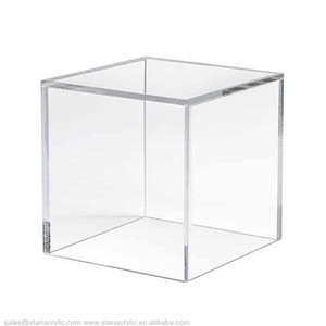 Caja de exposición acrílica para figuras de acción, cubo pequeño, a prueba de polvo - Product Image 1