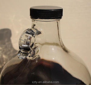 ขวดเหล้าแก้วขนาดใหญ่5L แคลิฟอร์เนียสำหรับเก็บไวน์2L 1L ชงเย็น3L - Product Image 2