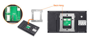 Sistema de portero automático con cable y tecla táctil, 7 pulgadas, 1 teclado RFID, número de código, timbre, cámara, 1 Monitor - Product Image 2