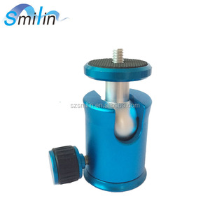 Vít Màu Xanh Nhôm Nặng Nhiệm Vụ Bóng Đầu Gắn 360 Độ Xoay 1/4 M6 Nam Túi Bong Bóng Chân Máy Ảnh 5KG Max GUA - Product Image 3