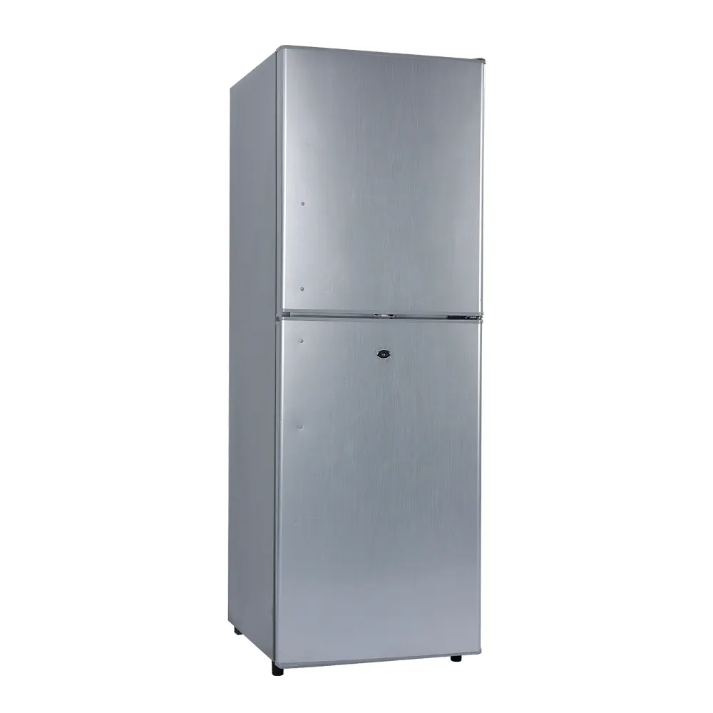 Refrigerador solar de grande capacidade de poupança de energia para uso caseiro 12v dc/ac geladeira congelador BCD-198