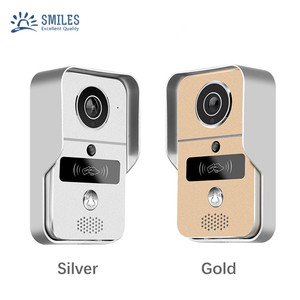 TCP/IP WIFI Video Türklingel Intercom Unterstützung Ios/Andriod Smart Telefon Mit RFID Karte Lesen Für Home Security Access Control system