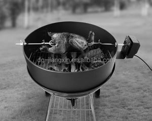 Phổ 22.5 inch than nướng Rotisserie Kit với Heavy Duty động cơ và vòng lửa cho Weber Napoleon BBQ - Product Image 3