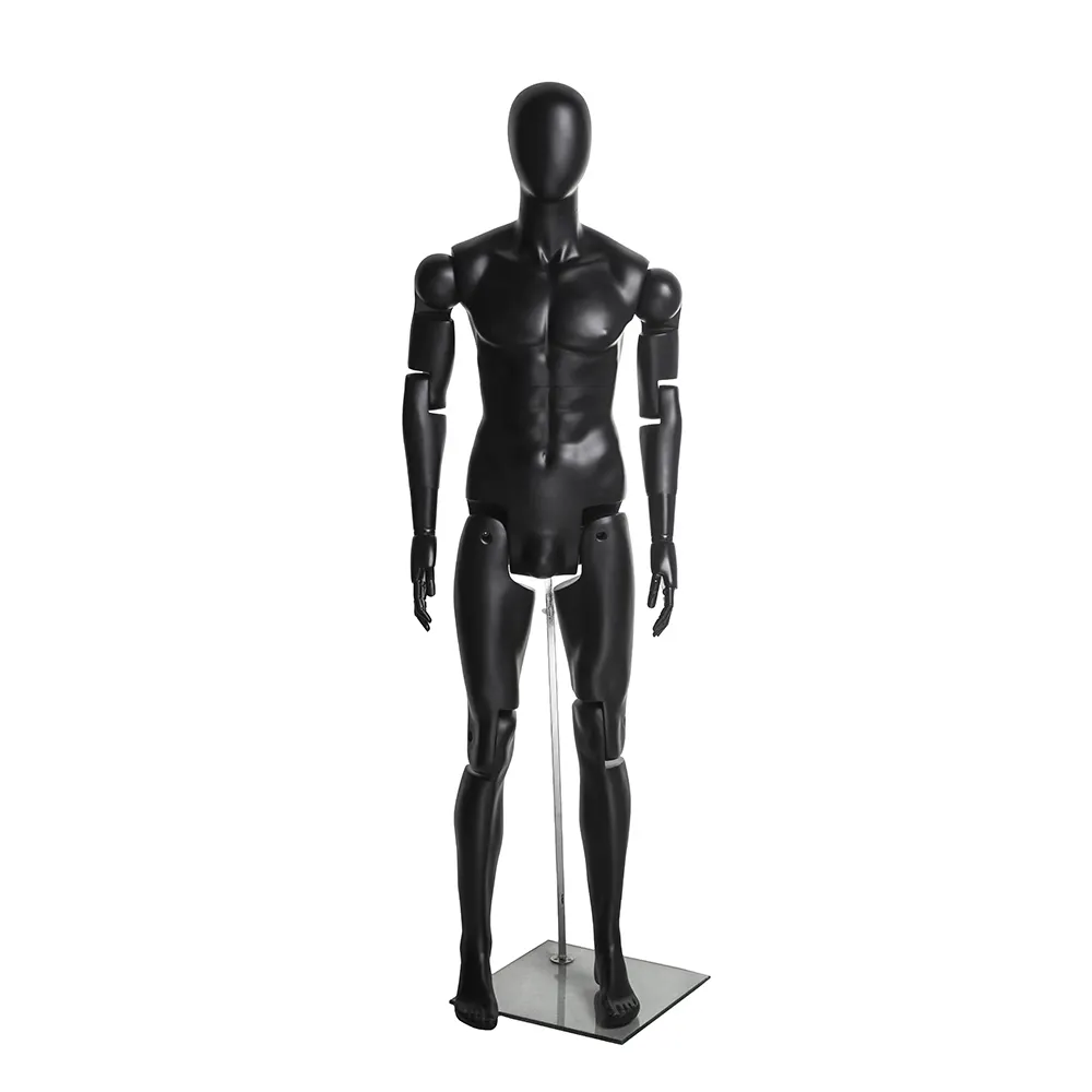Male Movable Joints Full Body Egg Head Abstract Mannequin for Clothing Display