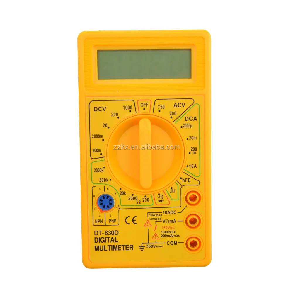 Populaire Professionele LCD Multimeter DT830D Kleine Size Draagbare Digitale Multimeter