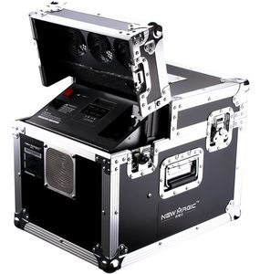 HZ-750 DJ ohne Erwärmung up bühnen 800 w doppel hazer maschine mit Flight/flug fall, DMX/Fernbedienung, LCD displayer - Product Image 1