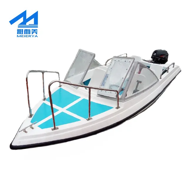 Hız teknesi ile 40-60 HP motor fiberglas tekne 8 kişi hızlı tekne üreticisi spor ekipmanları