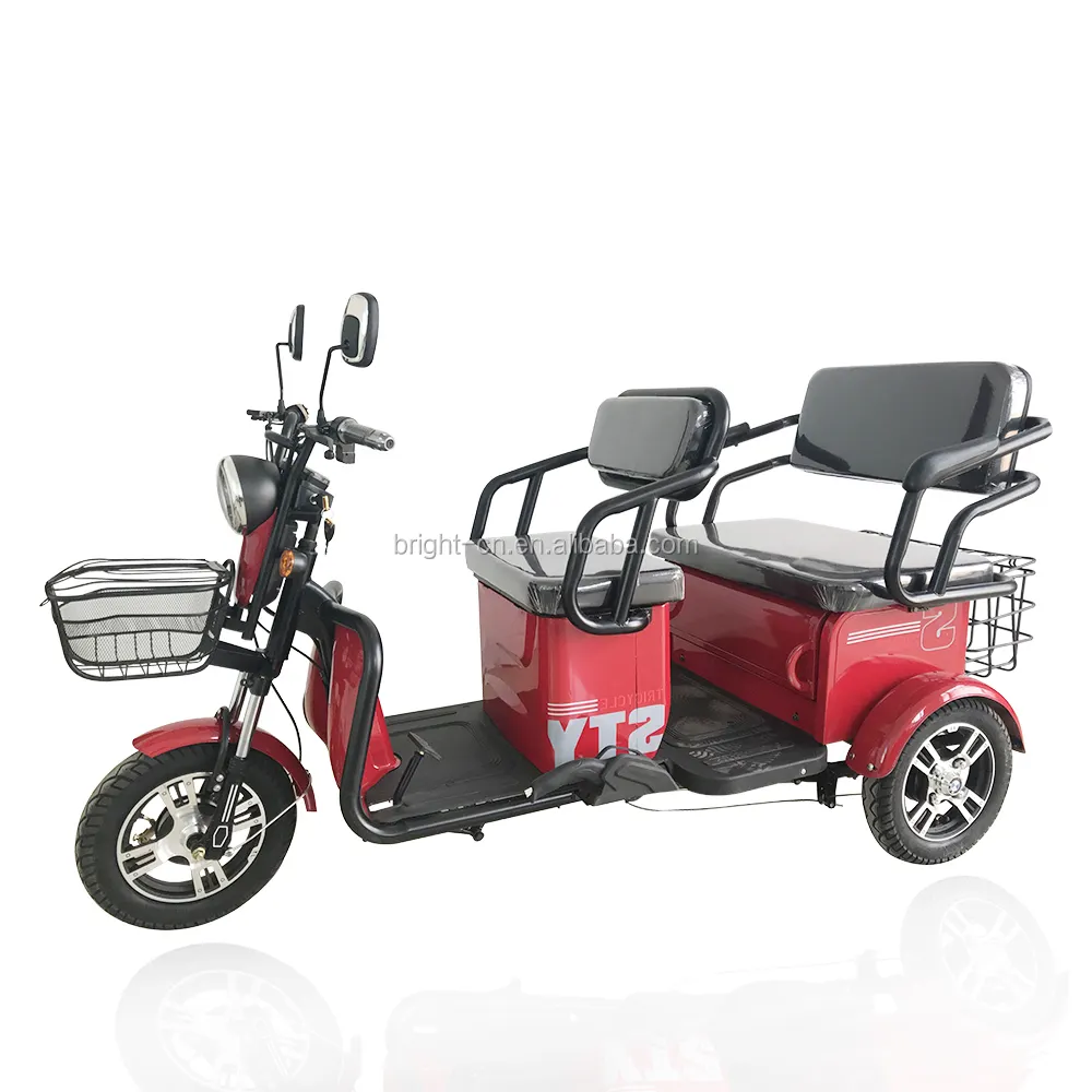 Tricicli elettrici economici della ruota 800 watt del motorino 3 di mobilità automatica della batteria per adulti