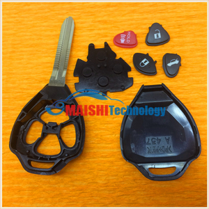 ฝาครอบกุญแจรถสำหรับ2005-2019 Toyot Scion 4ปุ่มกุญแจรีโมท She Ll พร้อมกุญแจเจียระไน HYQ12BBY MOZB41TG - Product Image 5