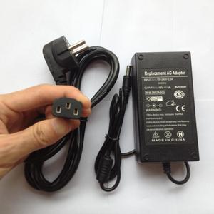 C-电源欧盟插头100 ~ 240v交流输入12v 5a <span class=keywords><strong>dc</strong></span>电源适配器60w闭路电视发光二极管