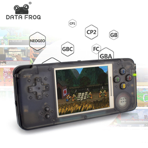 Data Frog Retroハンドヘルドゲームコンソール3インチコンソール内蔵3000 NEOGEO/G.BC/FC/CP1/CP2/GB/G.B.A。 - Product Image 1