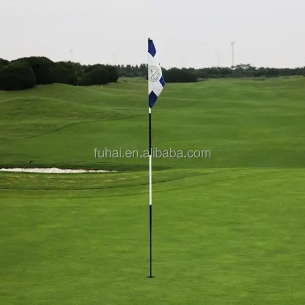 2017 Venta caliente de 7 pies de fibra de vidrio de bandera de Golf polo bandera de Golf palo Flagsticks