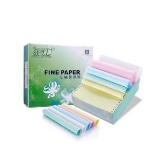 よく印刷されたフォーム3 plysノーカーボン紙連続コンピューターNCR印刷用紙シート請求書用のフォームコピー - Product Image 5