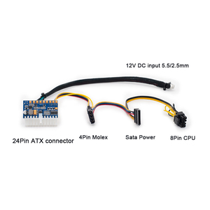 RGeek DC to DC 12V <strong>Input</strong> ATX 250W Peak <strong>Output</strong> 24pin Switch Pico PSU MINI ITX PC Power Supply Unit <strong>Computer</strong> Accessories