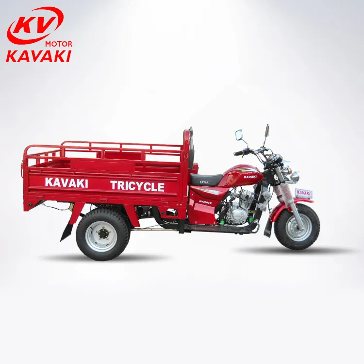 Kavaki motore cinque ruota cargo moto china cargo triciclo 200cc carico pesante