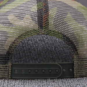 Projete seu próprio Custom Flat Brim Plain 5 Painel Malha Camo Snapback Trucker Cap <span class=keywords><strong>Hat</strong></span>