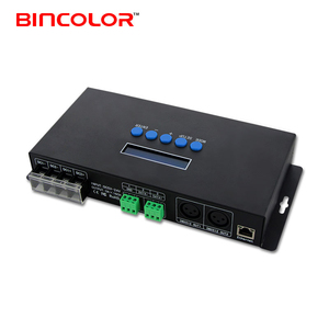 BC-216 E 1.31 protokoll digitale rgb led licht artnet zu SPI led controller pixel led-controller dmx rgb controller