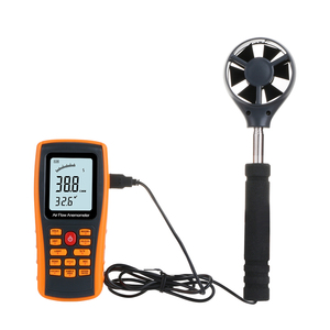 Anemômetro rz8902 medidor de velocidade do vento, medidor de fluxo de ar com <span class=keywords><strong>software</strong></span> de teste on-line