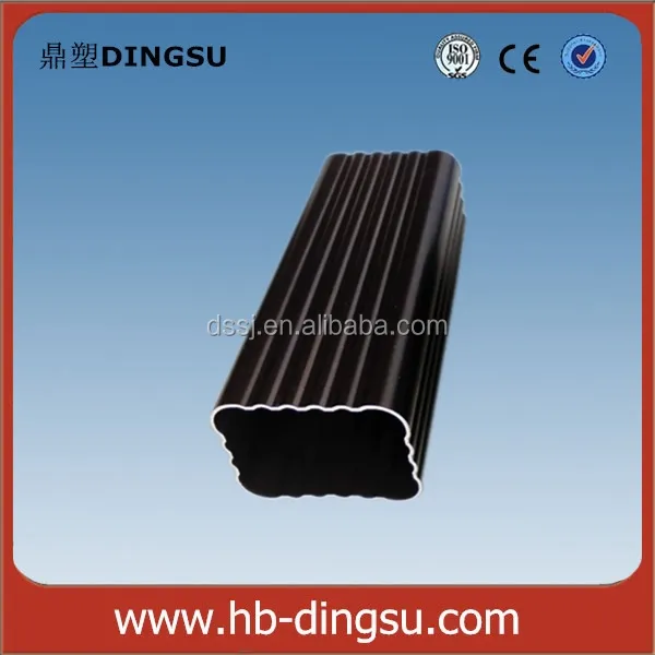 PVC Rain Gutter Manufacturer /Rectangular Downspouts