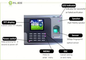 MYH260 Tùy Chọn Pin Dựa Trên Web Sinh Trắc Học Dấu Vân Tay Thời Gian Tham Dự H0201 - Product Image 5