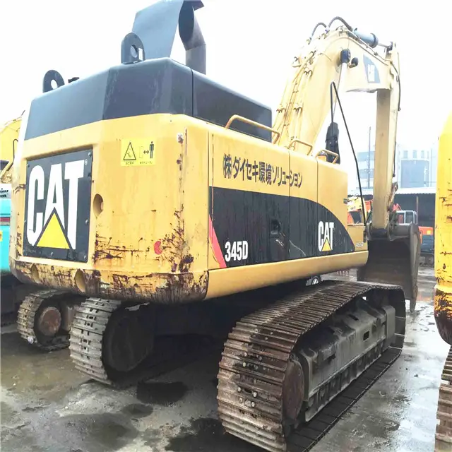 Excavadora sobre orugas de segunda mano Cat 345D/349D, equipo de marca japonesa, Caterpillar, 340D, 336D, 345C, 345