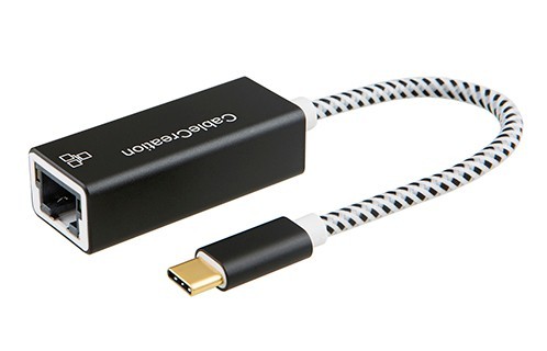 Black USB C TO RJ45