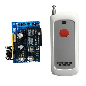 1-10s時間遅延リレーモジュールリモコンスイッチ付き12V/24V DC学習コード1チャンネルレシーバー433MHz - Product Image 5