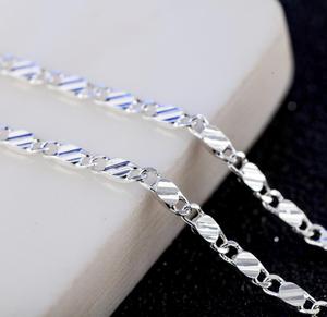 男性と女性のための金メッキチェーンネックレス2MM16-30インチ - Product Image 4