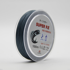 Super Strong 100M 15lb 120lb Wholesaleスポーツ編組鯉ロングライン釣りワイヤー釣り製品工場