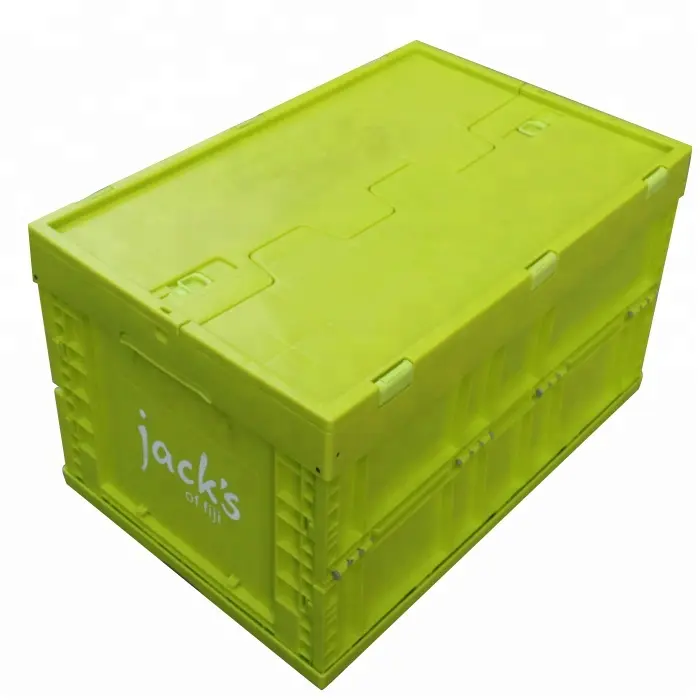 JOIN Folding Plastic Container Stackable Crates transporting crate Muti-use Plastic Box Plastic Crates for sale