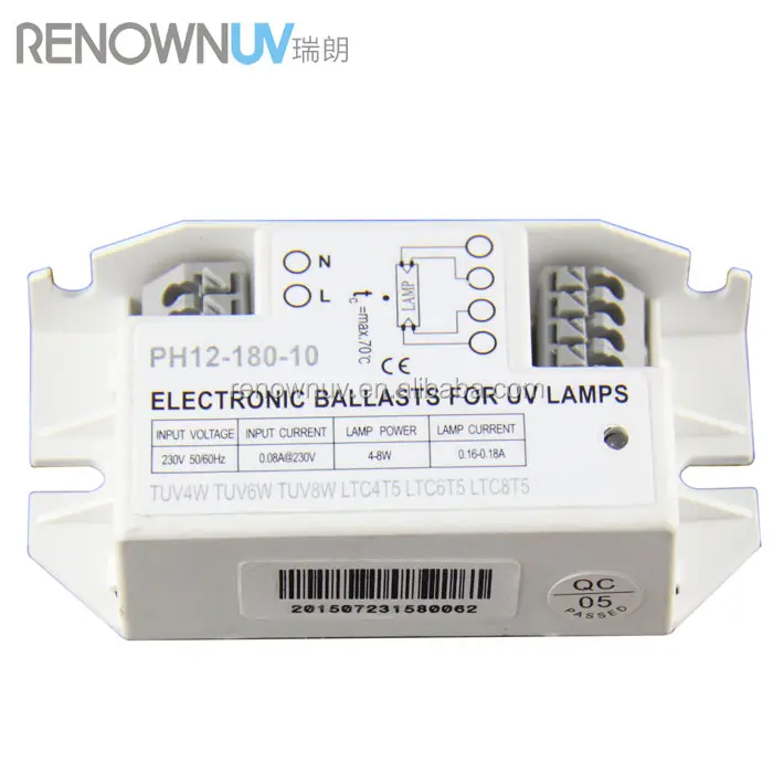Ballast de lampe à UV électronique, T5 4w, nouveau