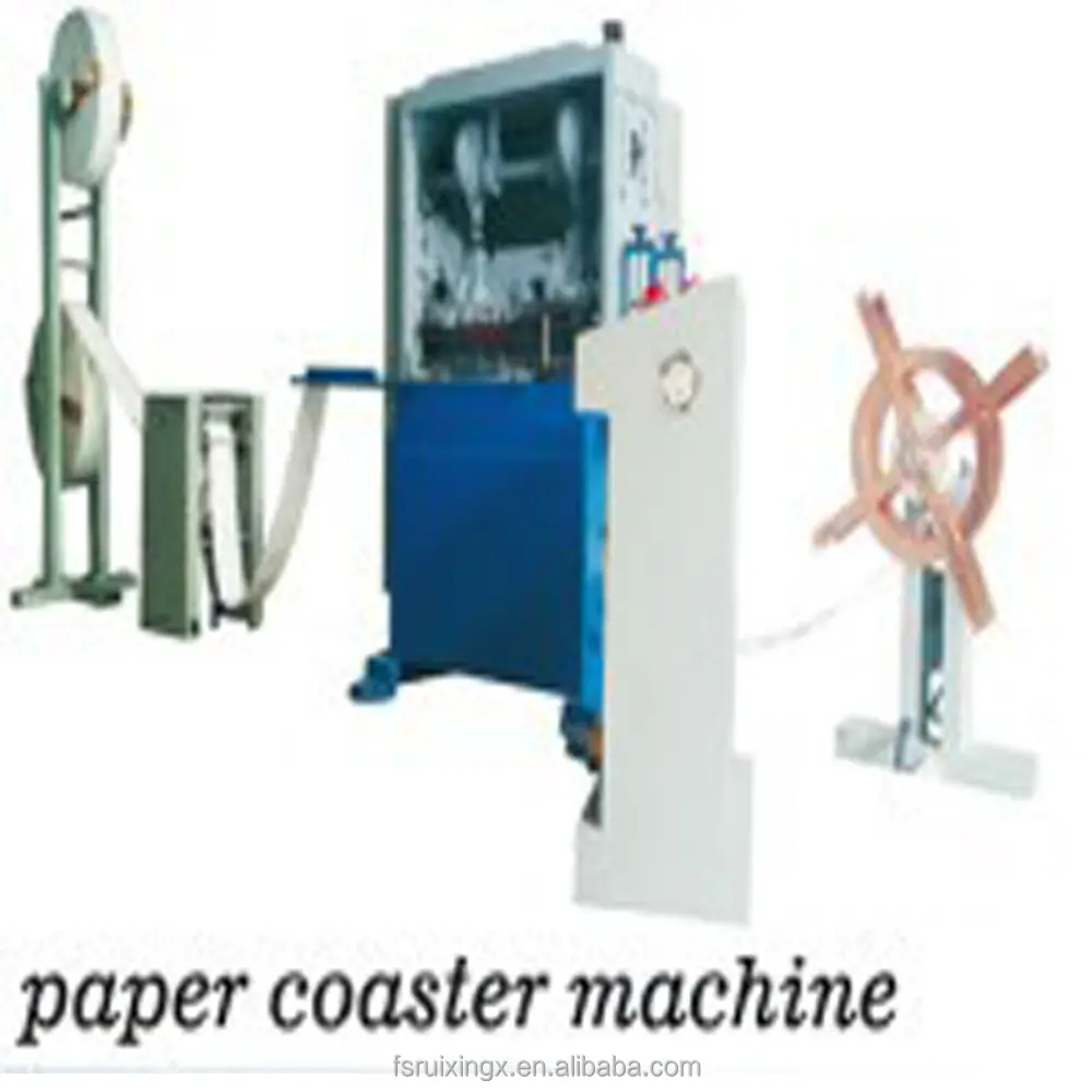 high speed paper coasters machine full color ,equipment to make paper cup coaster,coaster cutting and printing machine RXM-H