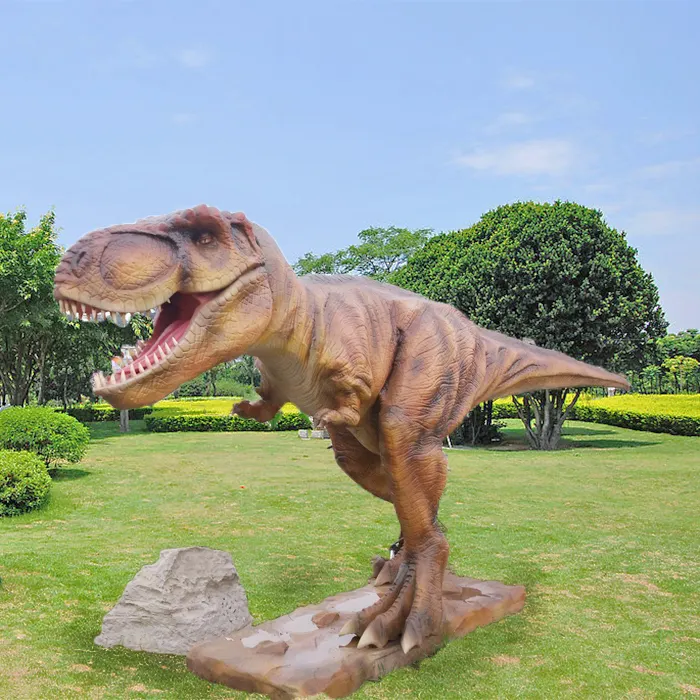 Sculptures de grand dinosaure réaliste, 1 pièce