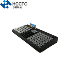 76 teclas inteligentes PS2 membrana POS Teclado programable KB76M