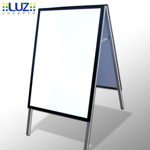 Chinaサプライヤーledフレームライトボックスメニューledアルミポスタースタンド - Product Image 2