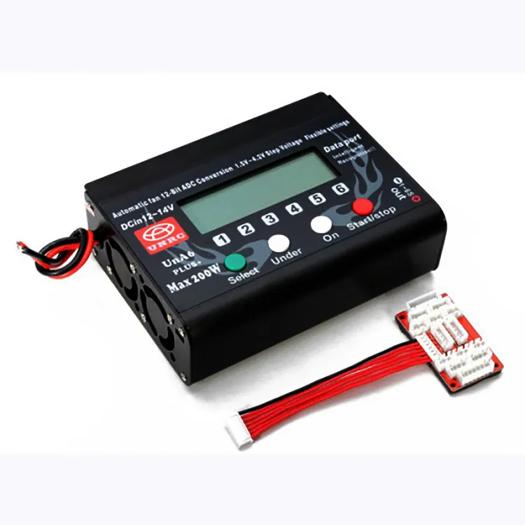 UNRC UN-A6 Plus Pro 200 W 1 S-6 S LiPo Battery Charger