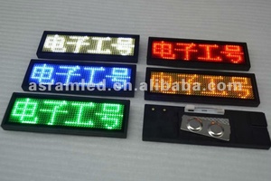 LED名札、LEDミニバッジ、LEDスクロールメッセージ名バッジ - Product Image 5