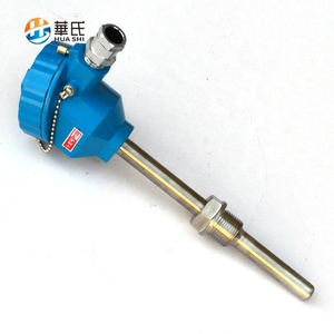 Sensor de temperatura de resistencia térmica para termopar, a prueba de explosiones, tipo K, PT100, con hilo fijo - Product Image 1