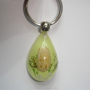 <strong>Fancy</strong> Amber Keychain Resin Sea Shell Keychain &amp; Keyring Fashion Starfish Souvenir Fluorescent <strong>Key</strong> Chain for Promotion
