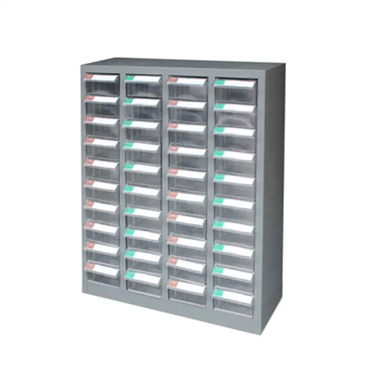 Transparent Blue 40 Drawers Parts tools Cabinet