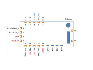 Taidacent pacchetto Chip SMT CC2530 modulo DRF1607H Xbee comunicazione seriale Zigbee al convertitore WIFI porta seriale Uart a Zigbee - Product Image 4